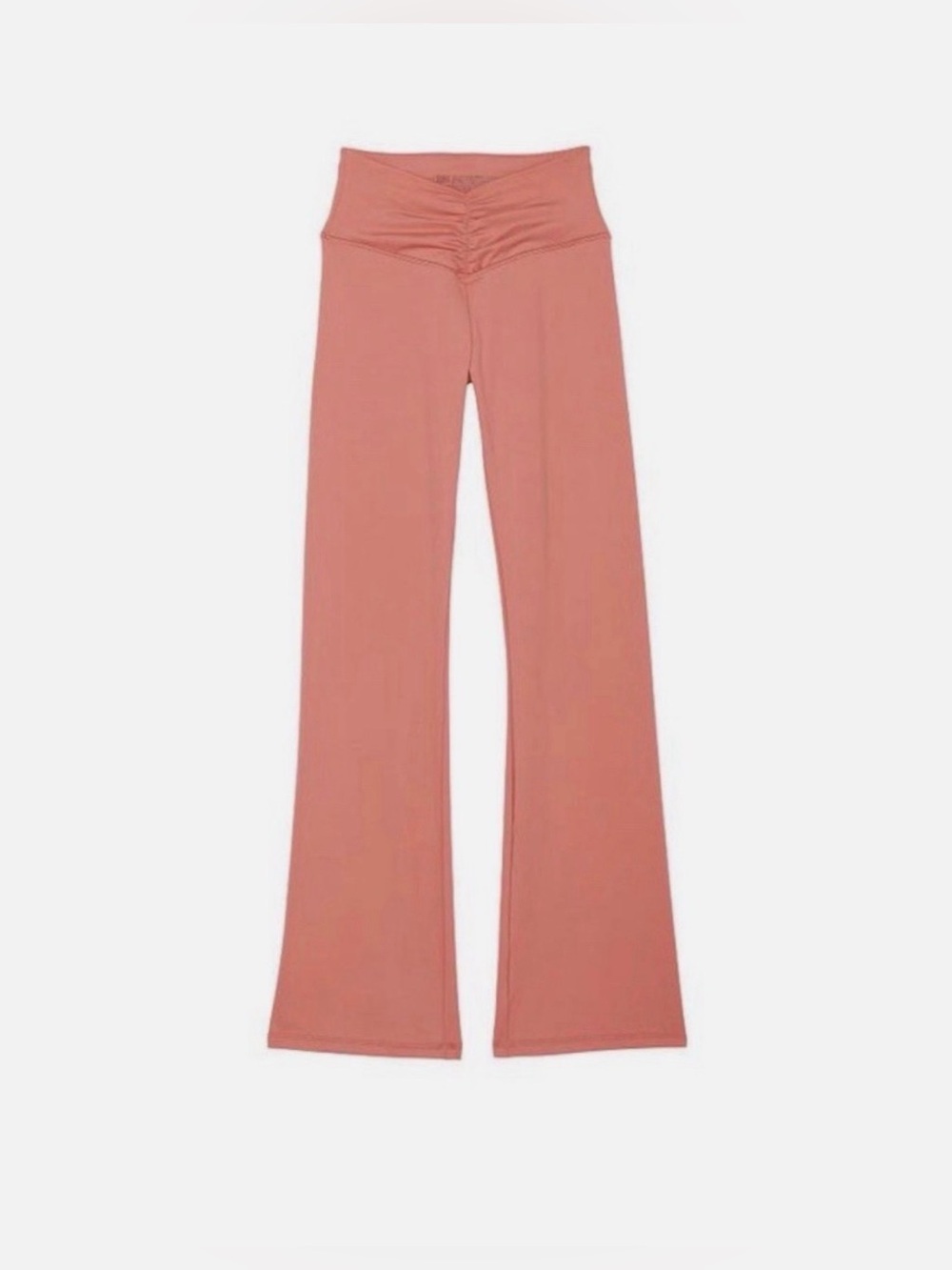NWT Victoria’s Secret Love Cloud Flare Leggings Canyon Rose Ruched Waist